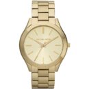 Michael Kors Ladies Slim Runway Gold Watch - MK3179